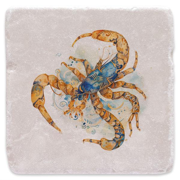 Škorpión akvarel - znamenie zverokruhu